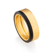 Todd Reed ring in 18k yellow gold and black jade